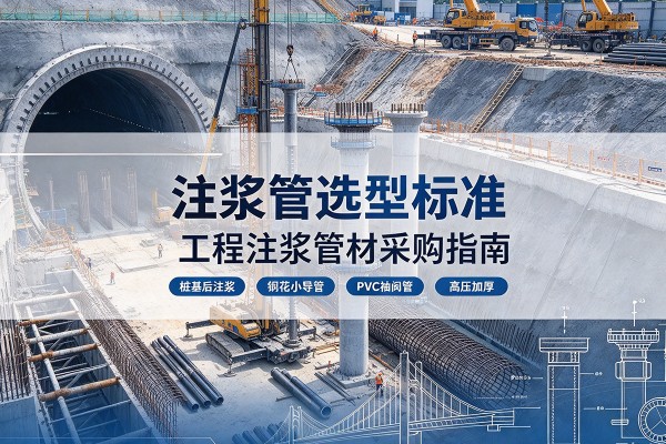 铜官注浆管选型标准