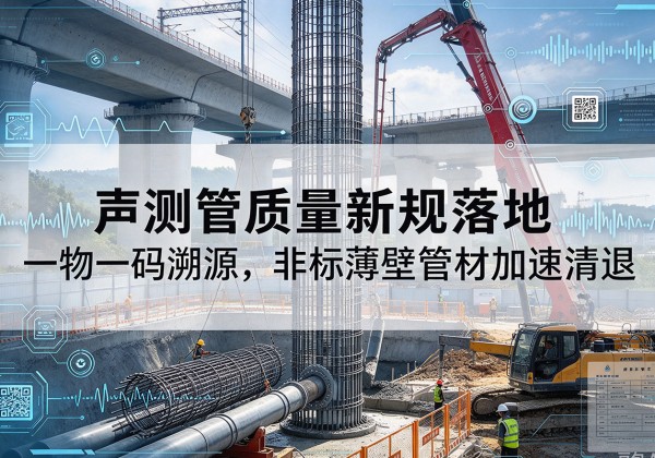铜官声测管质量新规落地，一物一码溯源，非标薄壁管材加速清退