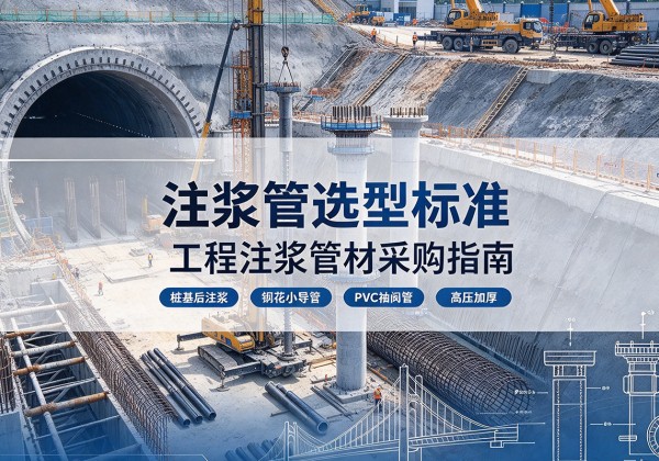 铜官注浆管选型标准